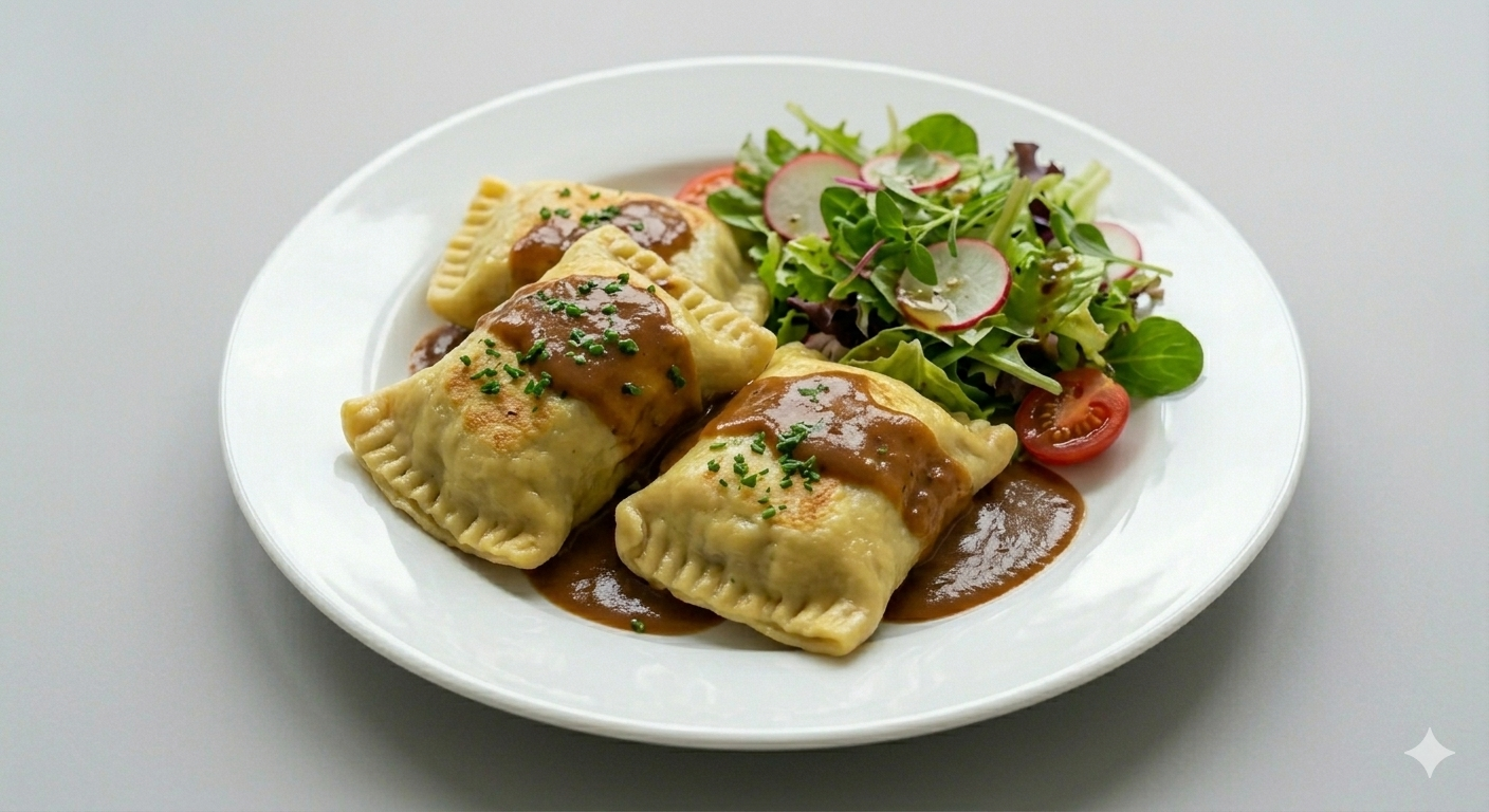 Maultauschen & Salat